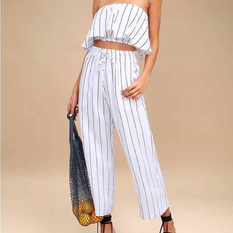 Faithfull The Brand Nwt Clemence Pant And Top Set